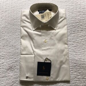 Polo by Ralph Lauren white button down shirt size 15-33